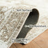 3' (TSN102W) SAFAVIEH Washable Rug Tucson Collection - Square, Sage & Ivory, Slip Resistant & Easy to Clean, Ideal