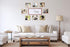 Farmhouse Decor Modern Rustic Wall Art Home Sweet Home Solid Wood Framed Printed Sign for Entry, Living Room, 8x17