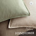 Pack 2, 16 16 Inch Foindtower of Decorative Linen Solid Throw Pillow Covers Soft Accent Cushion Case Boho Farmhouse
