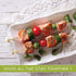Plasticpro Cocktail Picks Bamboo Toothpicks with Ball End - 6 inches Pack of 200 for Appetizers and Desserts