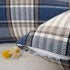 YOUR SMILE Set of 2 Retro Farmhouse Decorative Throw Pillow Case – Buffalo Tartan Plaid Cushion Cover, Navy Blue, 22x22