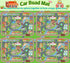 4'x5'/ 48"x60" Car Rug Play Mat for Kids Toy Cars, Road Traffic Playmat for Kid Bedroom, Non-Slip Machine Washable Town