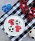 Soccer Ball Cookie Cutters with Jersey - American Football Sport Cookie Cutters for Birthday Graduation (3 Pack)