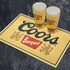Coors Banquet Bar Mat, 18x12 inches Non-Slip Rubber Backing for Countertop Home Bar, Coffee Maker, Pet Bowl