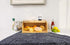 PENGKE Large Bamboo Roll Top Bread Box, Natural Bread Holder for Kitchen Food Storage Countertop