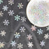 Vofrise 200PC Iridescent Snowflakes Confetti for Winter Wonderland Party Decorations Snowflake Table Scatter