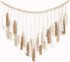 Decocove Large Macrame Wall Hanging with Wood Beads - Bohemian Wall Decor