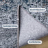 Machine Washable Area Rugs 2x3, Small Entryway Rug with Non Slip Backing for Living Room and Kitchen