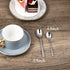 IMEEA Demitasse Spoons - Set of 6, 4.5 Inch SUS304 Stainless Steel Espresso Spoons