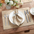 Elrene Home Fashions Caiden Elegance Damask Fabric Napkins, Set of 4 (17" x 17", Taupe)