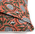 Ridhi Dark Salmon Pink Block Print Cotton Canvas Throw Pillow Covers for Decorative Couch Pillows, 18x18 Inches