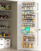 Moforoco White 9-Tier Over The Door Pantry Organizer, Pantry Organization And Storage,