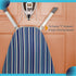 Over The Door Iron Board Caddy - Storage Organizer for Iron and Ironing Board, Fits Y Leg Ironing Board