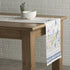 Maison d' Hermine 100% Cotton Table Runner, 108 inches Long, Double Layer Decorative for Home Kitchen Dining (Faience,