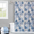 SKL Home Cubes Shower Curtain in Blue