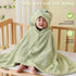 BEFACL 2 Pack 0-10 27.5 55 inch Hooded Towel for Kids, Ultra Soft Coral Fleece Kids Bath Towels, Absorbent Toddler