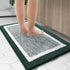 OLANLY Bathroom Rugs 30x20, Extra Soft Microfiber Bath Mat, Non-Slip, Quick Dry, Blackish Green