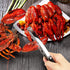 Anwenk Heavy Duty Nut Crackers for All Nuts, Pecan Walnut with 2 Picks, Seafood Cracker Tool