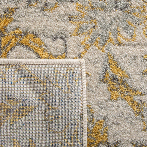 SAFAVIEH Evoke Collection 2'2" x 4' Ivory/Gold EVK238S Non-Shedding Accent Rug for Living Room Bedroom