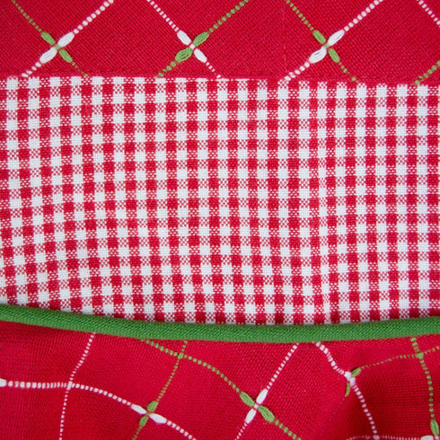 Adjustable Adult Size DII Women's Christmas Kitchen Apron for Cooking, Baking, Crafting & Entertaining