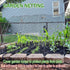 25x50 2.4" CITOOTY Bird Netting for Chicken Coop Run, Ft Heavy Duty Poultry Netting with Mesh, UV Resistant Black Net
