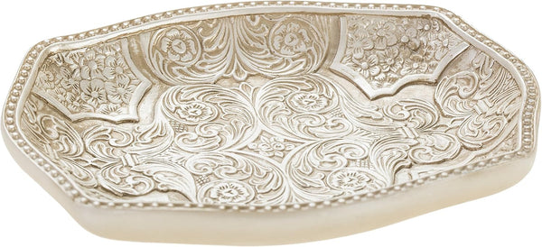 Creative Scents Victoria Soap Dish for Bathroom, Durable Resin Design - Best Decorative Holder for Sink/Bath/Shower