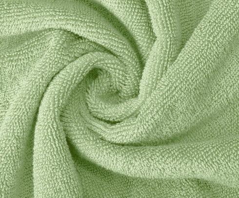 Set 600 8 100% Set Set Oakias Premium Towel GSM Piece Green - Ring Spun Cotton Highly Absorbent Towels - Super Soft