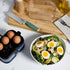 COOK WITH COLOR: 210 Watt Egg Cooker - 6 Egg Capacity, Rapid Cook Time, Auto Shut Off, with Tray, Measuring Cup, and Lid, Navy by COOK WITH COLOR
