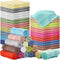 Tudomro 52 Pack Wash Cloths Bulk 13" x 13" Cotton Washcloths for