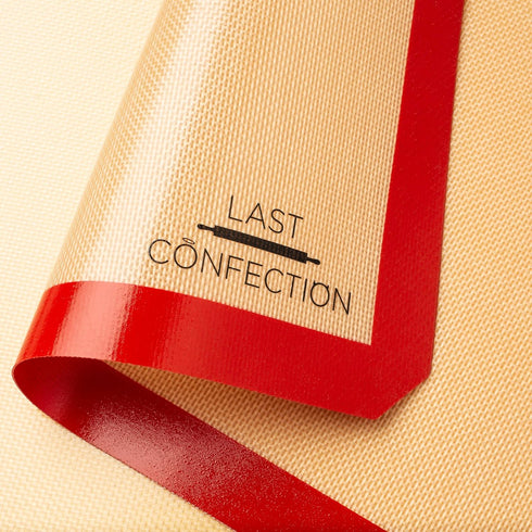 Last Confection Silicone Baking Mat - Set of 3 Non-Stick Professional Food Safe Tray Pan Liners