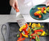 New Star Foodservice 36312 Flexible Grill Turner/Spatula, Wood Handle, 14.5-Inch, Perforated