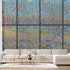 Beautysaid 3D Rainbow Prism Window Clings - Stained Glass Privacy Film, Heat Blocking, 17.5x78.7in (Brown)