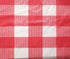 10 Pack Round Plastic Checkered BBQ Tablecloth, Red & White Gingham Table Covers for Plastic Picnic (Round 84 inch)