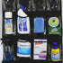 Simple Houseware 24 Pockets Large Clear Pockets Over The Door Hanging Shoe Organizer, Black (56" x 22.5")