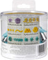 Wilton Biscuit/Cookie Piping Tip Set with Silicone Stand, 7 Piece in Turquoise for Baking Enthusiasts