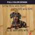 Dachshund Cutting Board and Stickers - Perfect Dachshund Gifts - Unique Gifts for Dachshund Lovers by Leann Michael by Leann Michael