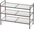 Simple Houseware 3-Tier Stackable Mesh Shoe Rack, Bronze