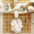 DII Basic Collection Tabletop Placemat Set, Honey Gold Check, 6 Piece