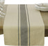 Cotton Table Runner with Banded Design