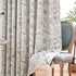 jinchan 95% 63 Inch Grommet Set 2 Nursery Curtains Blackout Purple Floral Curtains for Girls Room, Length Farmhouse