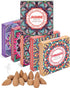 Backflow Incense Cones, Set of 6 Natural Scents for Purification, Relaxation, Yoga, Meditation