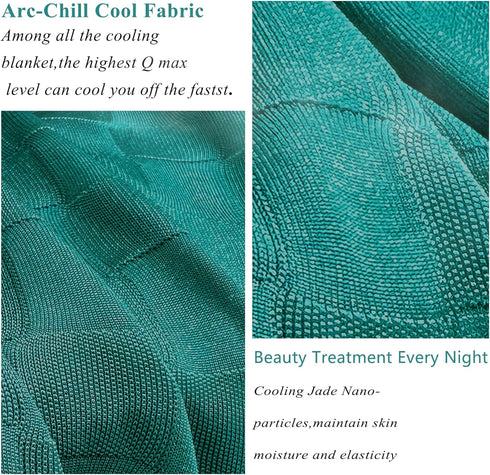 Blanket,Summer Q-Max>0.5 AmyHomie Cooling Blankets with Double Sided Cold Effect, Arc-Chill Cool Fiber, Breathable