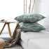 Home Brilliant Lumbar Throw Pillow Covers, Green, 2 Pieces (12 x 20 inches, 30x50 cm), Farmhouse Decorations for Bedding