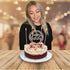 24 Count Tall Thin Metallic Rose Gold Birthday Candles with Holders, Elegant Classy Cake Topper for Custom Birthday Cake