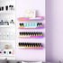 4 Pack 15 Inch Iridescent Acrylic Shelves, Clear Rainbow Floating Shelves for Wall, Modern Sunglasses Essential Oil