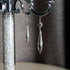 20Pcs (63mm, HDCRYSTALGIFTS Chandelier Icicle Crystal Prisms with Bead Crystals Lighting Lamp Replacement Parts Clear)