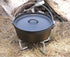 Stanbroil 8" Stainless Steel Folding Dutch Oven Lid Stand for Campfire Cooking, 4-in-1 Tool