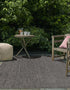 Unique Loom Collection Casual Transitional Solid Heathered Area Rug (2' x 3' 1" Rectangle, Black/Ivory) Indoor/Outdoor