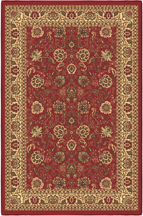 Ottomanson Ottohome Collection 3'3" x 5' Non-Slip Rubberback Oriental Design Indoor Area Rug