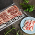 Bacon Keeper Storage Container with Tong, Deli Meat Storage Container with Perforated Tray for Freshness, Clear Durable
